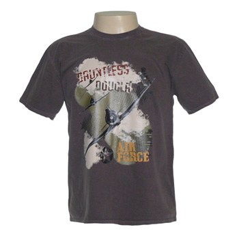 CAMISETA AVIÃO DAUNTLESS DOUGLAS MARROM